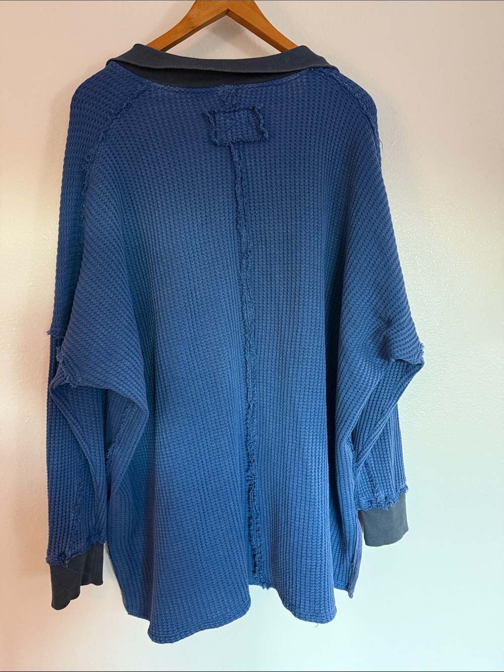 We The Free Travis Polo Top in Dutch Blue - Picture 6 of 6